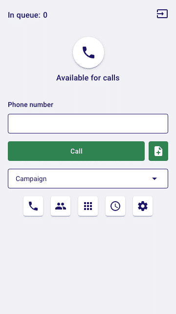 Click-to-call dialer