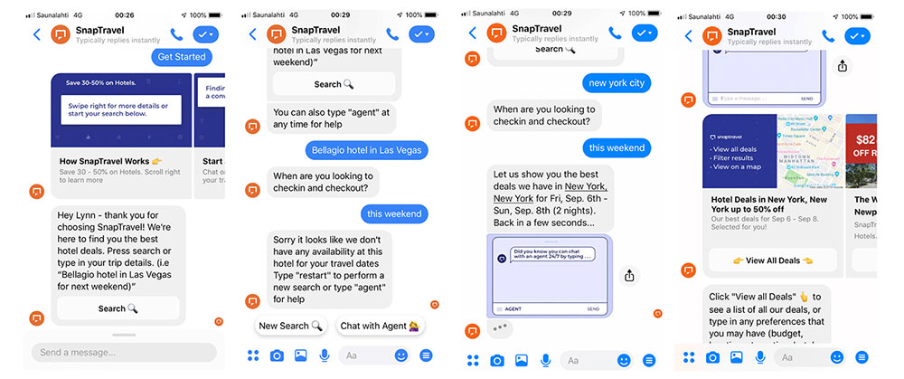 A chatbot can deliver remarkable customer experience by becoming a personal assistant.
