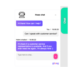 Chatbots can help customers solve the issue, or to connect a client with an available agent.